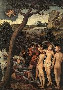 Lucas  Cranach The Judgment of Paris_3 oil painting
